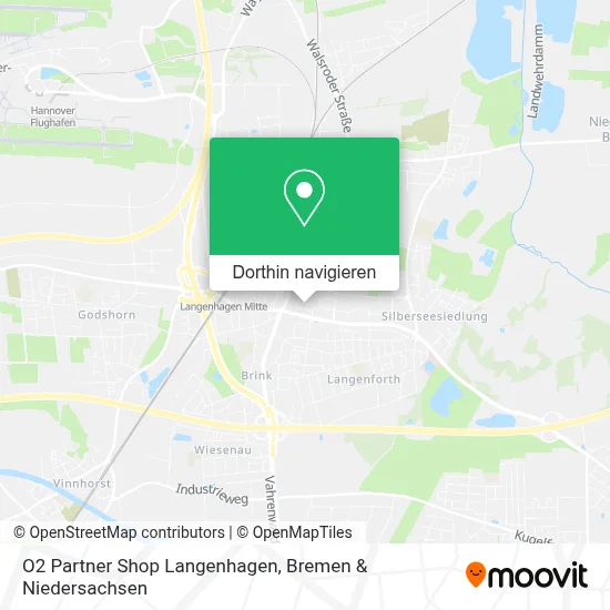O2 Partner Shop Langenhagen Karte