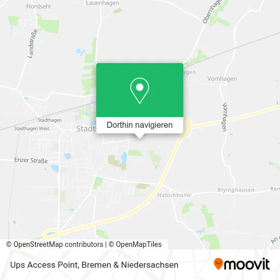 Ups Access Point Karte