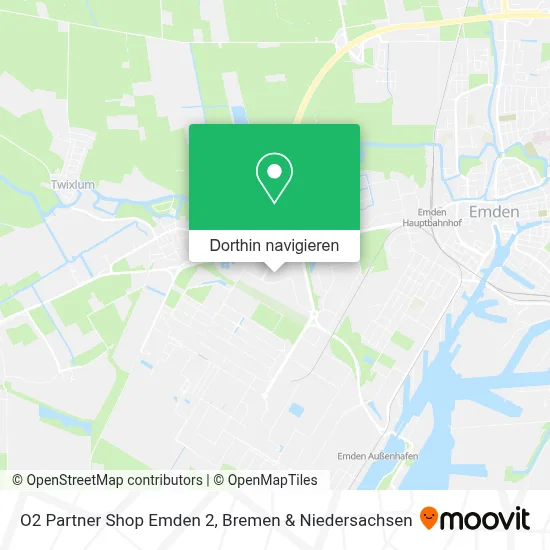 O2 Partner Shop Emden 2 Karte