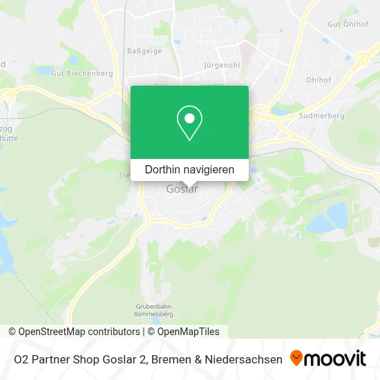 O2 Partner Shop Goslar 2 Karte