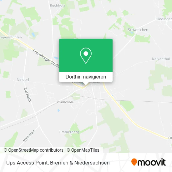 Ups Access Point Karte
