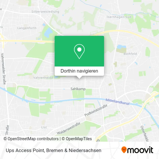 Ups Access Point Karte