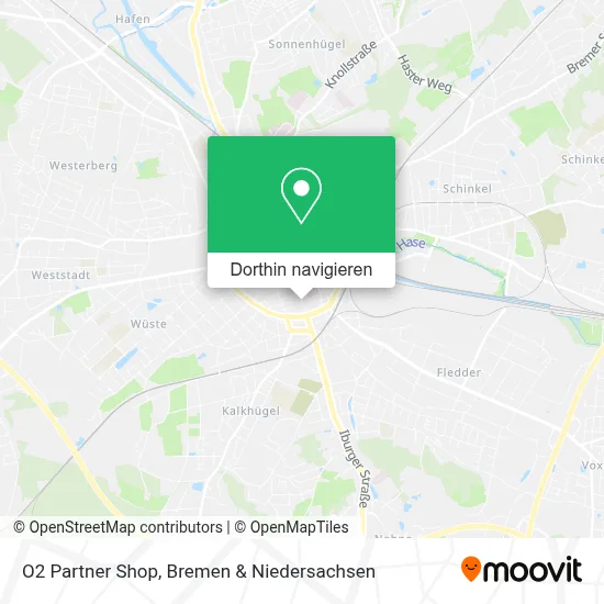 O2 Partner Shop Karte