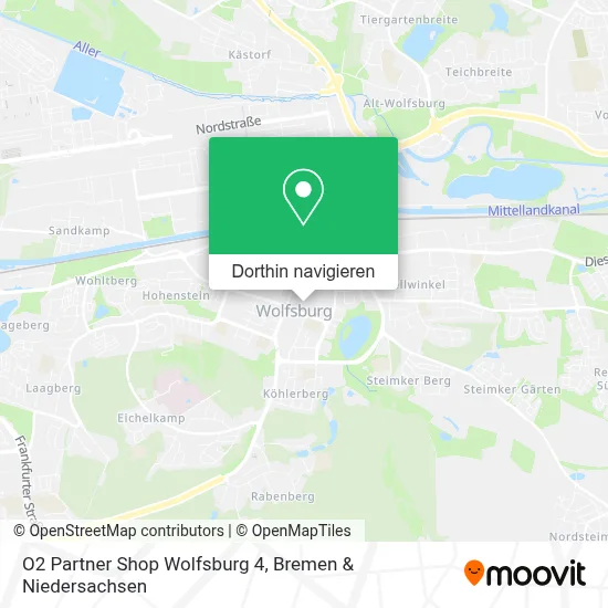 O2 Partner Shop Wolfsburg 4 Karte