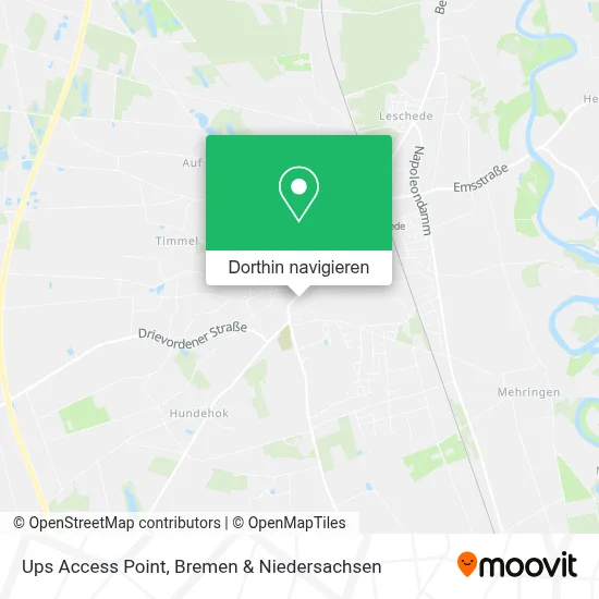 Ups Access Point Karte