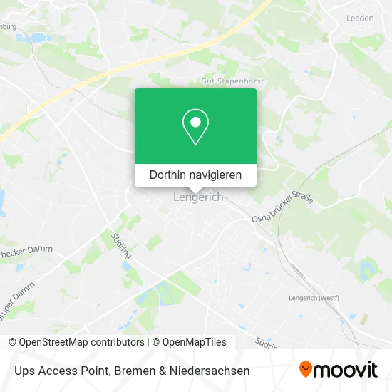 Ups Access Point Karte