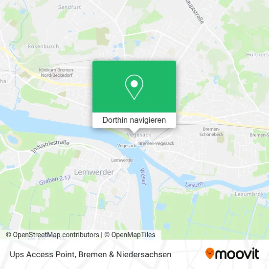 Ups Access Point Karte