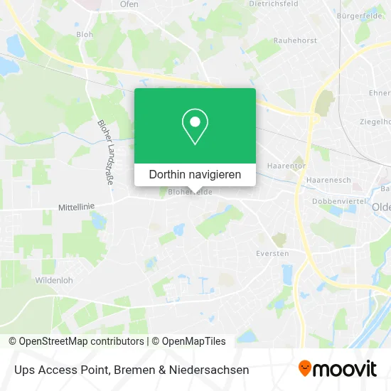 Ups Access Point Karte