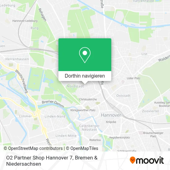 O2 Partner Shop Hannover 7 Karte
