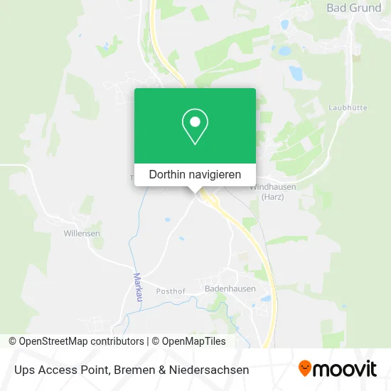 Ups Access Point Karte