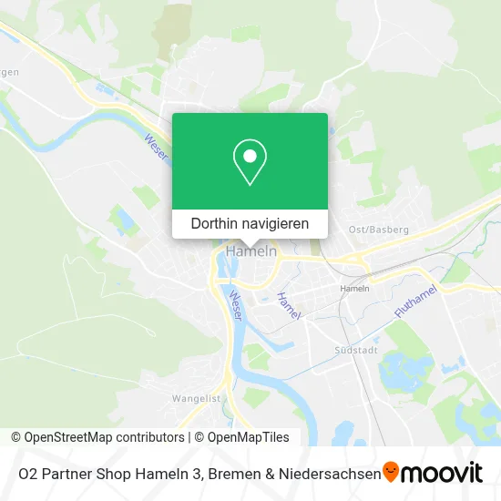 O2 Partner Shop Hameln 3 Karte