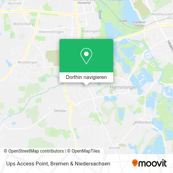 Ups Access Point Karte