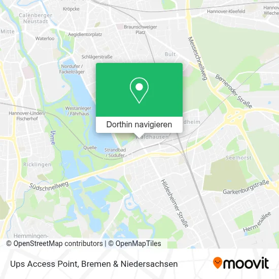 Ups Access Point Karte