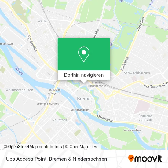 Ups Access Point Karte