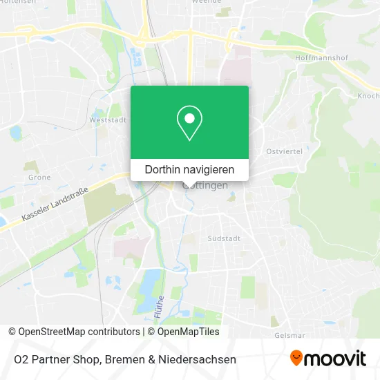 O2 Partner Shop Karte
