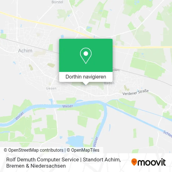Rolf Demuth Computer Service | Standort Achim Karte