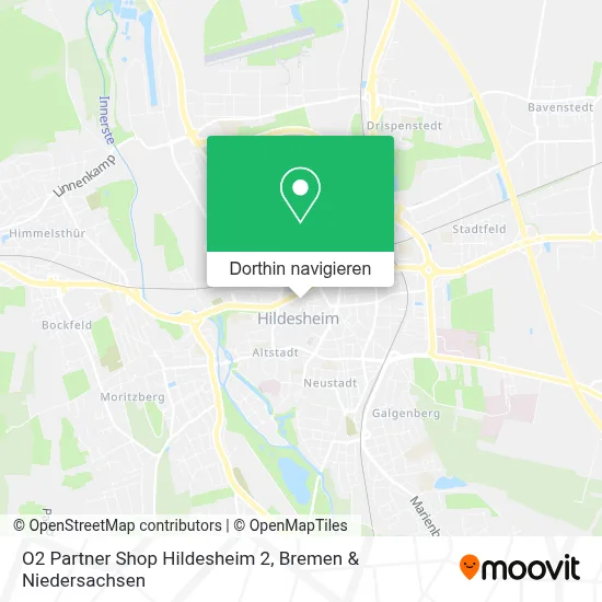 O2 Partner Shop Hildesheim 2 Karte