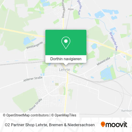 O2 Partner Shop Lehrte Karte