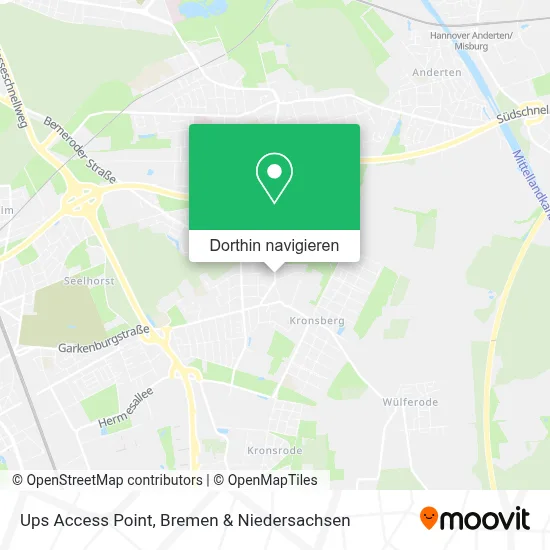 Ups Access Point Karte