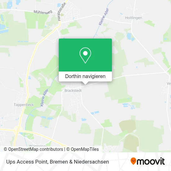 Ups Access Point Karte