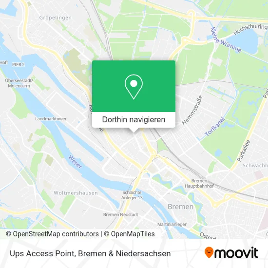 Ups Access Point Karte