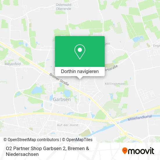 O2 Partner Shop Garbsen 2 Karte