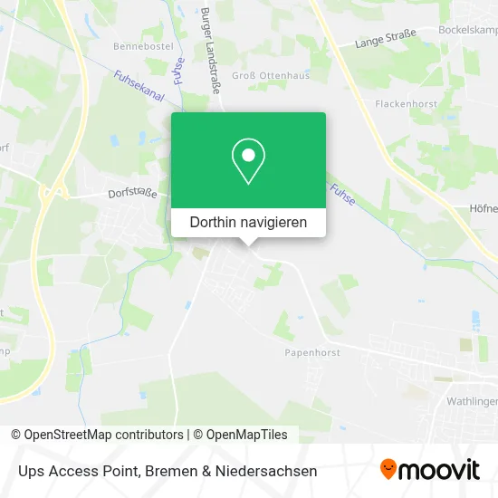Ups Access Point Karte