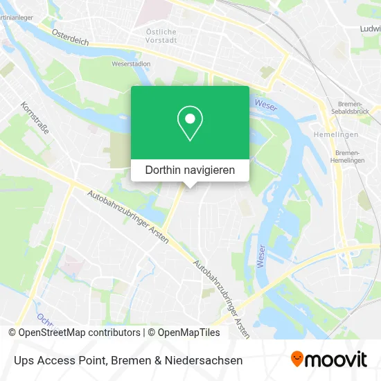 Ups Access Point Karte