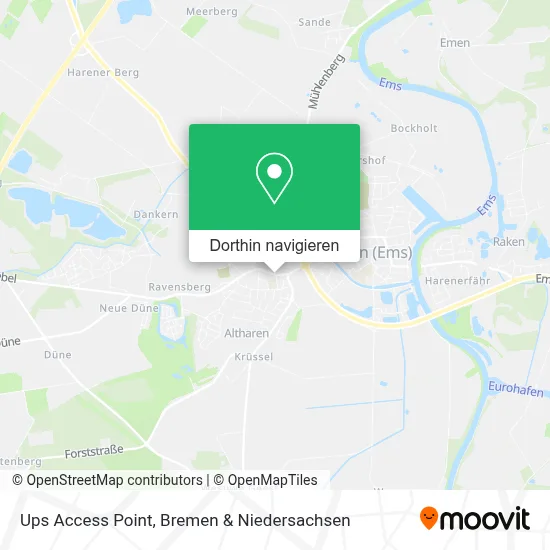 Ups Access Point Karte