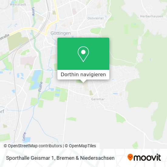 Sporthalle Geismar 1 Karte