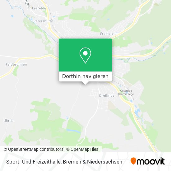Sport- Und Freizeithalle Karte