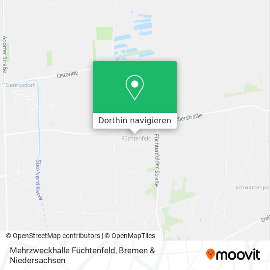 Mehrzweckhalle Füchtenfeld Karte