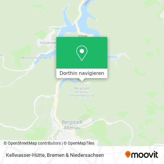 Kellwasser-Hütte Karte