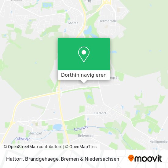 Hattorf, Brandgehaege Karte