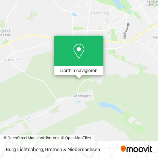 Burg Lichtenberg Karte