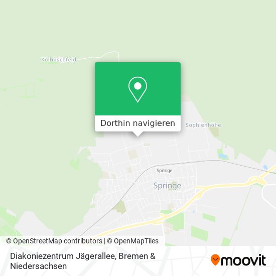 Diakoniezentrum Jägerallee Karte