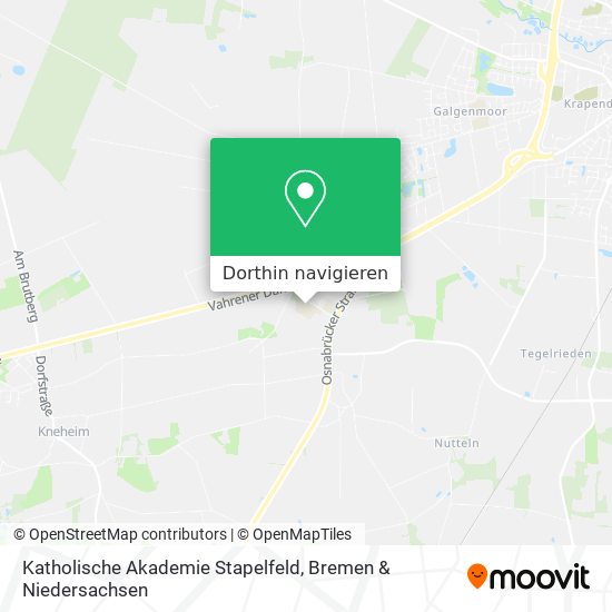 Katholische Akademie Stapelfeld Karte