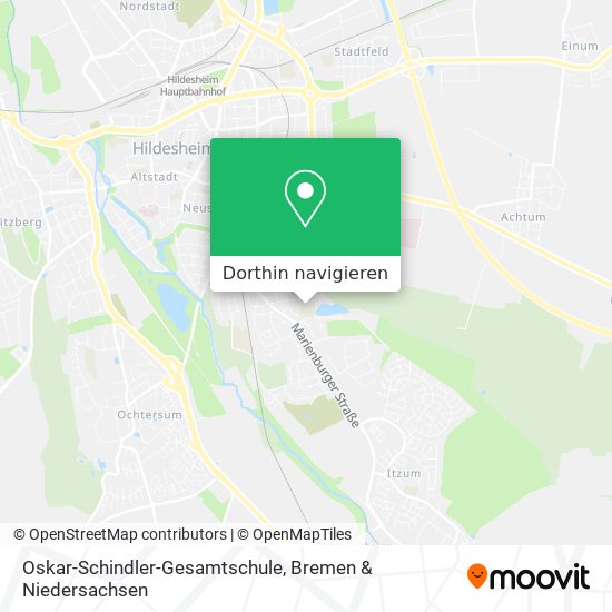 Oskar-Schindler-Gesamtschule Karte