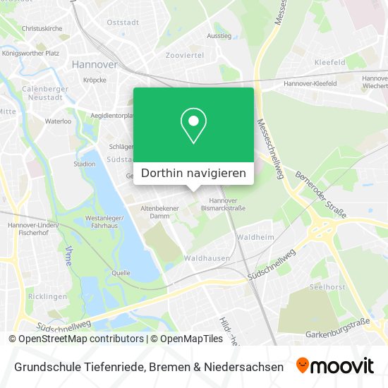 Grundschule Tiefenriede Karte