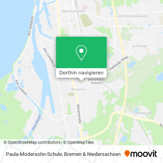 Paula-Modersohn-Schule Karte