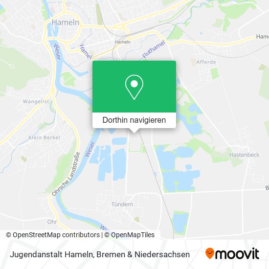 Jugendanstalt Hameln Karte