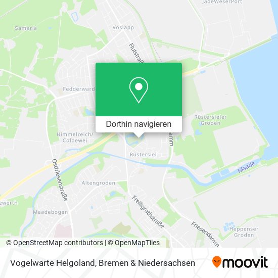 Vogelwarte Helgoland Karte