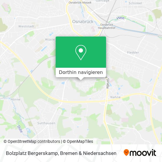 Bolzplatz Bergerskamp Karte
