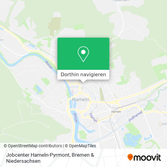 Jobcenter Hameln-Pyrmont Karte