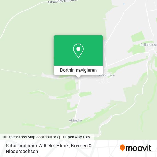 Schullandheim Wilhelm Block Karte