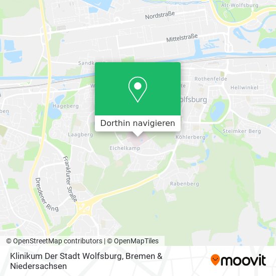 Klinikum Der Stadt Wolfsburg Karte