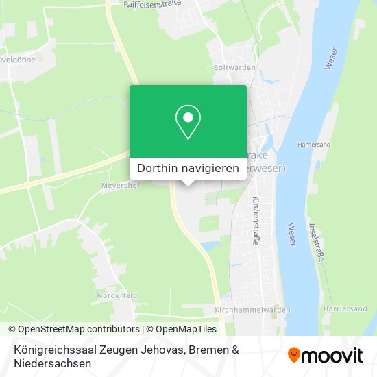 Königreichssaal Zeugen Jehovas Karte