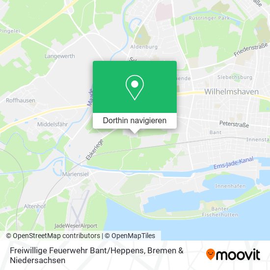 Freiwillige Feuerwehr Bant / Heppens Karte