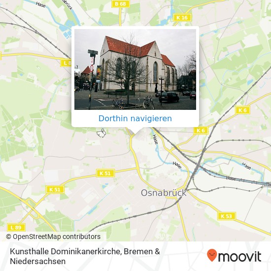Kunsthalle Dominikanerkirche Karte