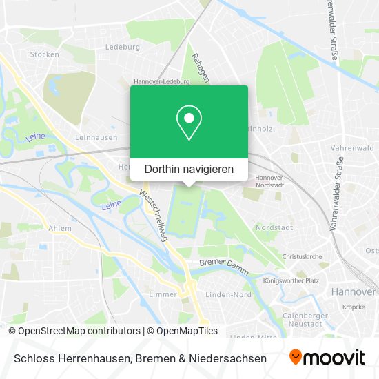 Schloss Herrenhausen Karte